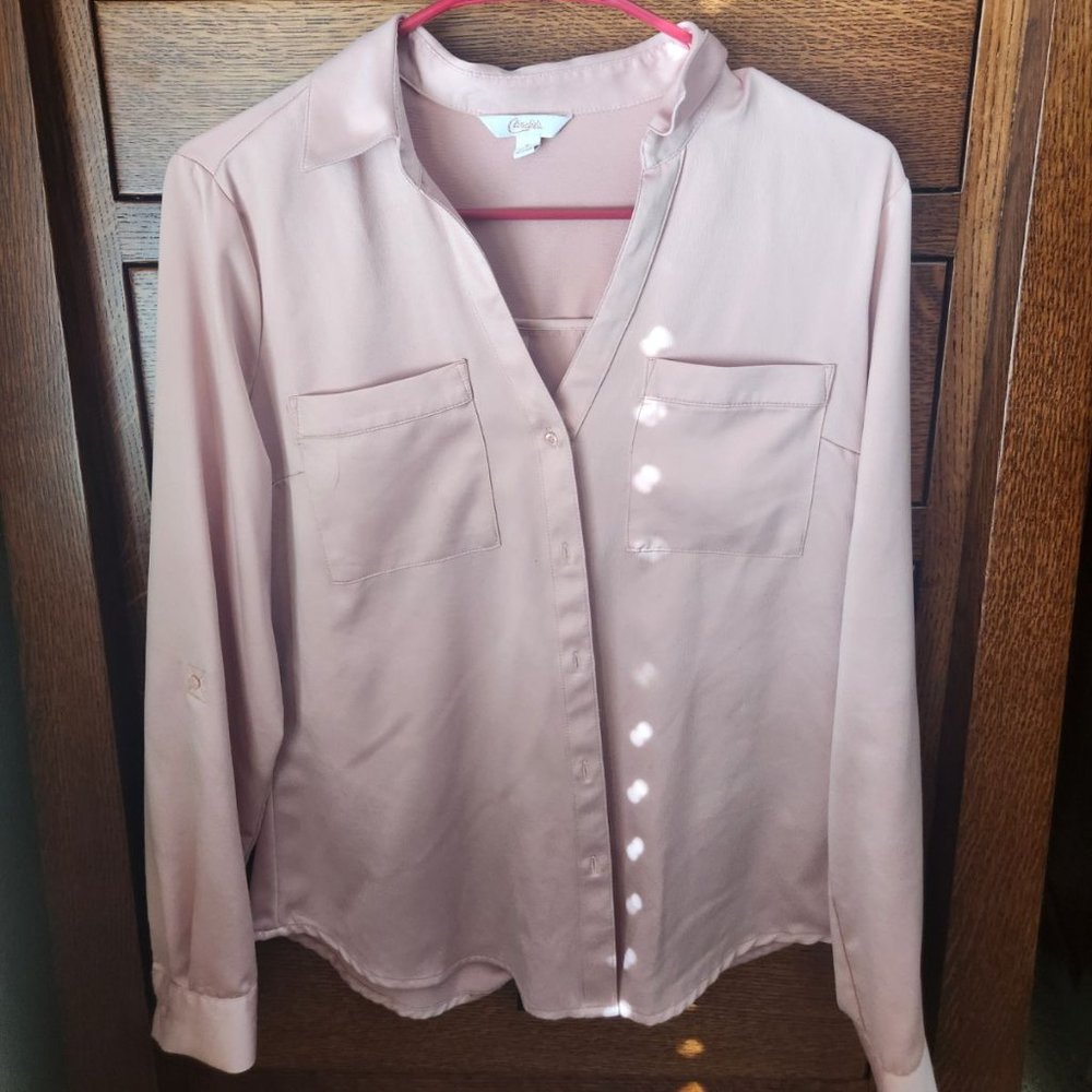 Candie's Pink Button Shirt
